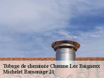 Tubage de cheminée  chaume-les-baigneux-21450 Michelet Ramonage 21