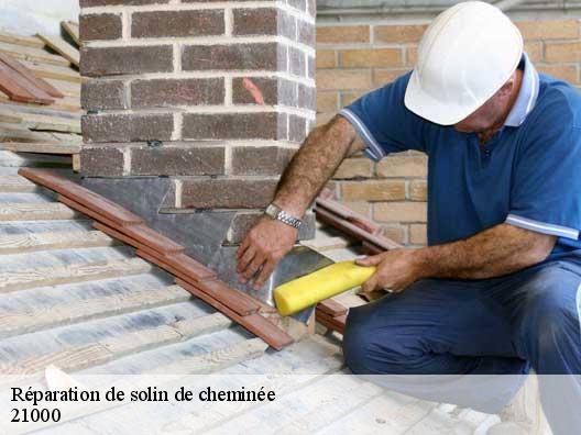 Réparation de solin de cheminée 21000