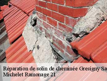 Réparation de solin de cheminée gresigny-sainte-reine-21150 Michelet Ramonage 21