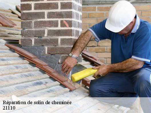 Réparation de solin de cheminée 21110