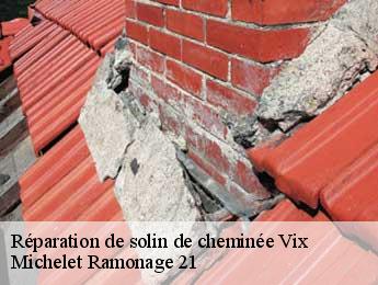 Réparation de solin de cheminée vix-21400 Michelet Ramonage 21